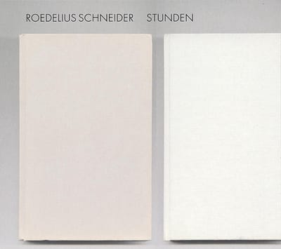Hans-Joachim Roedelius & Stefan Schneider - Stunden (LP)