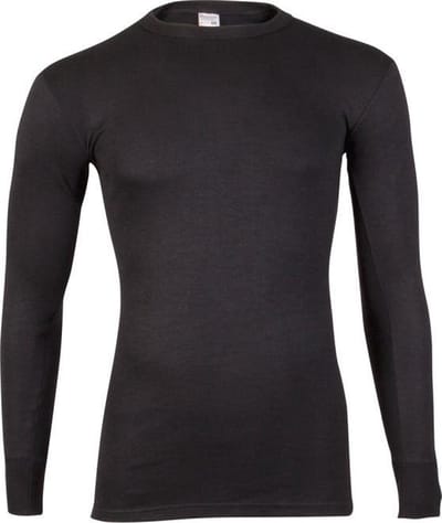 Beeren Heren Thermo Shirt Lange Mouw Zwart XXL
