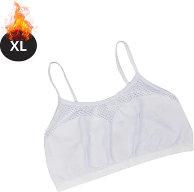 Bovista BH Zonder Beugel - Zonder Bandjes - Push-up Bh's - Comfort Beha - Comfortabel - Sexy - Wit - Maat XL