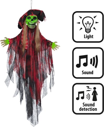 Boland - Decoratie Miss ghost pirate - Horror - Halloween - Piraten