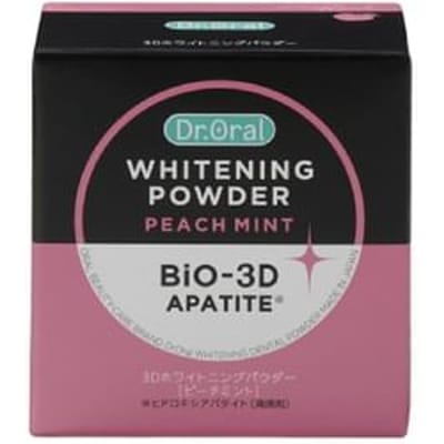 Dr.Oral - Bio-3D Apatite Whitening Powder Toothpaste Peach Mint - 25g