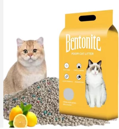 Besger Pet Kattenbakvulling Bentoniet Lemon 3 x 10 liter - Super Absorberend & Stofarm