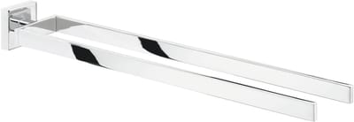 tesa® Deluxxe handdoekhouder, zelfklevend, verchroomd metaal, prachtig design