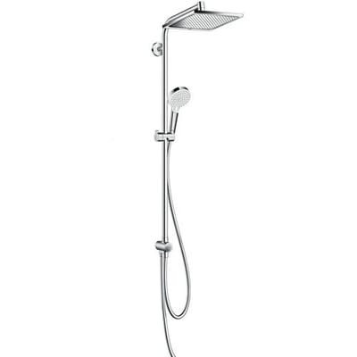 Hansgrohe Crometta e Croma e - 240 - 1jet - showerpipe reno - met ecosmart - hoogglans chroom