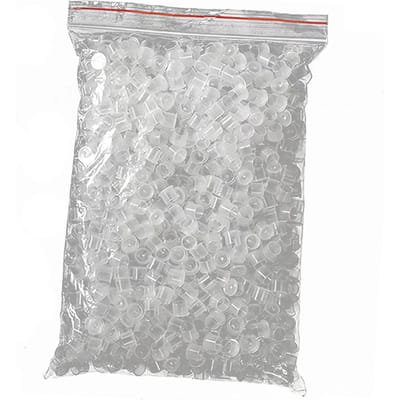 1000 PIÈCES Godets d'encre de tatouage Plastique Jetable Transparent Petits Godets d'encre Fournitures de tatouage Avec Base