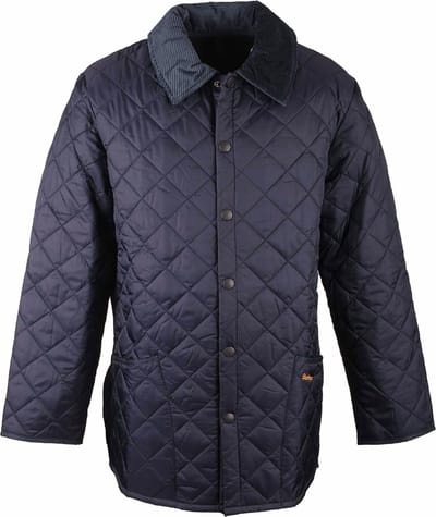 Barbour Liddesdale Jas Navy - Maat XL - Heren - Gewatteerde jassen