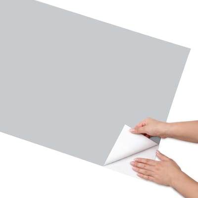 Coloray Meubel Wrap Folie - Grijs Meubelfolie - 65x130 cm - Meubelfolie Zelfklevend Lichtgrijs - Wrapfolie Keuken - Minimalist Meubelfolie - Decoratiefolie - Tafeldecoratie - Achtergronden en patronen
