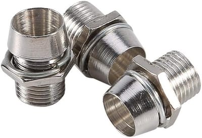 50 Stuks Zilveren 5 mm LED Houder Paneel Display voor Diode Verlichting en Lichtprojectie