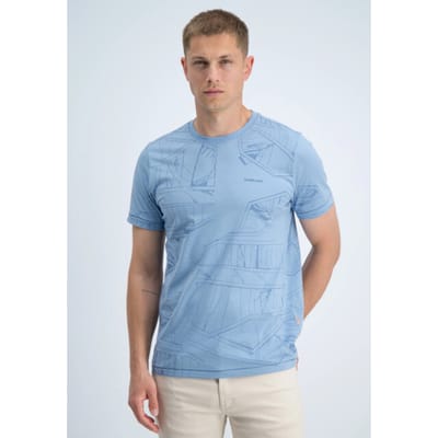 Gabbiano T-shirt All Over Jersey Silky Finish Allure Blue (1566115 NIK - 224)