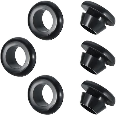 Dailygoods - Rubberdoorvoertules - Kabeldoorvoer - Vlamvertragend en waterdicht - ID 12 mm - Bescherming voor draden - 20 stuks - Stofdicht