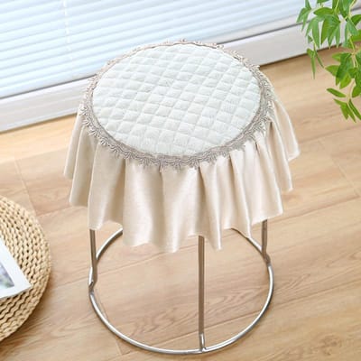 Stoel Bank Ronde Kruk Kussen Zithoes Ronde Krukhoes Hoes Kussen Zithoes Make-up Kruk Zithoes Huis Europese Stijl 30 cm