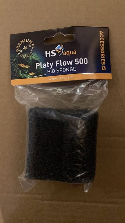 Hs Aqua Platy Flow 500 Mech. Spons Set 2 Stuks