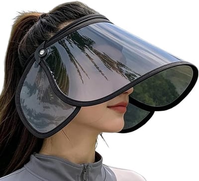 KZQ Universeel Gezichtsvizier Met Uv Bescherming Voor Regen Autorijden Golf Fietsen Sport En Werk Voor Dames En Heren