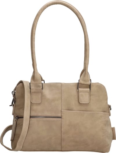 Beagles Arta Handtas Crossbody Schoudertas - Tote Bag - Dames Tas - Taupe