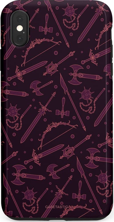 Casetastic Hoesje Geschikt voor Apple iPhone Xs Max - Stijlvolle Beschermende Duo-layer Case - Morgenster
