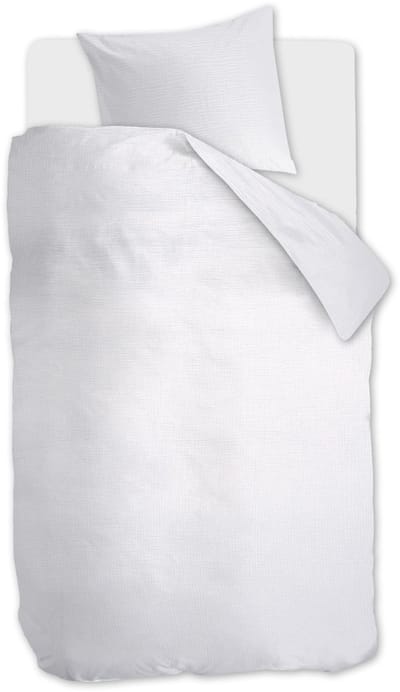 Linolux Dekbedovertrek Mousseline White 1 persoons