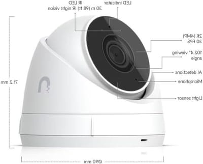 Beveiligingscamera - IP Camera - Woning Beveiligen - 2K Resolutie - 30m Nachtzicht - Wit