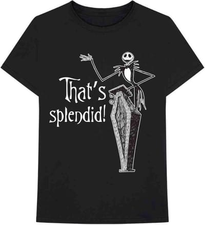 Disney The Nightmare Before Christmas - Splendid Heren T-shirt - S - Zwart