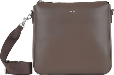 JOOP! Leren Schoudertas Sofisticato 1.0 Jasmina Shoulderbag Falcon Donkerbruin