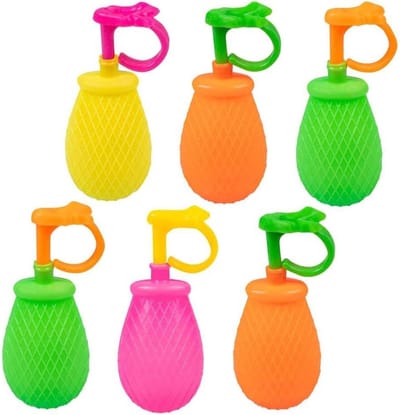 Watersproeiringen - Waterspuitjes Sproeiers - Feestelijke Uitdeelcadeaus - Neonkleurig - 7 x 3 cm - 4 kleuren gesorteerd