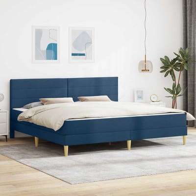vidaXL - Bedframe - 200 - x - 200 - cm - Blauw