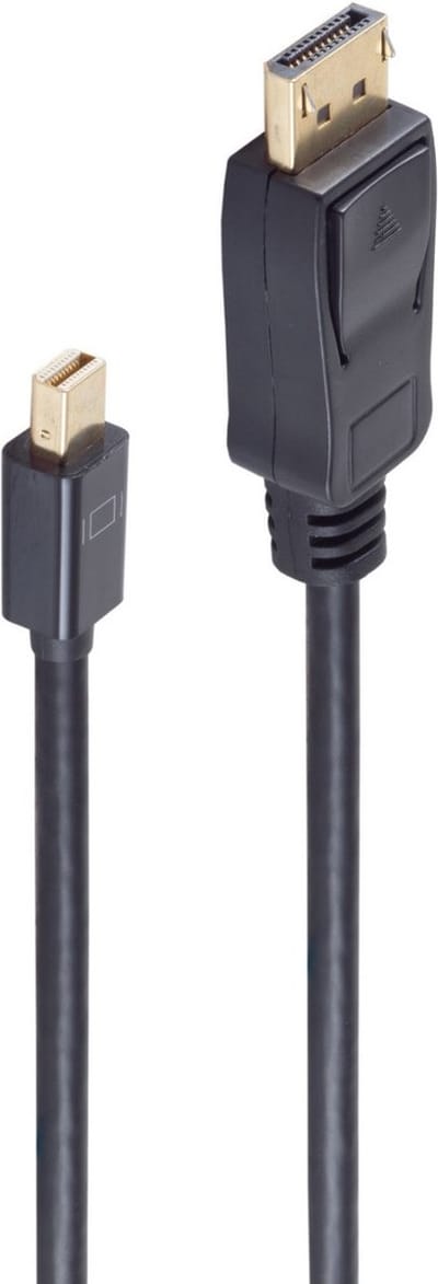 shiverpeaks BS10-52025, 1 m, DisplayPort, Mini DisplayPort, Mannelijk, Mannelijk, Zwart