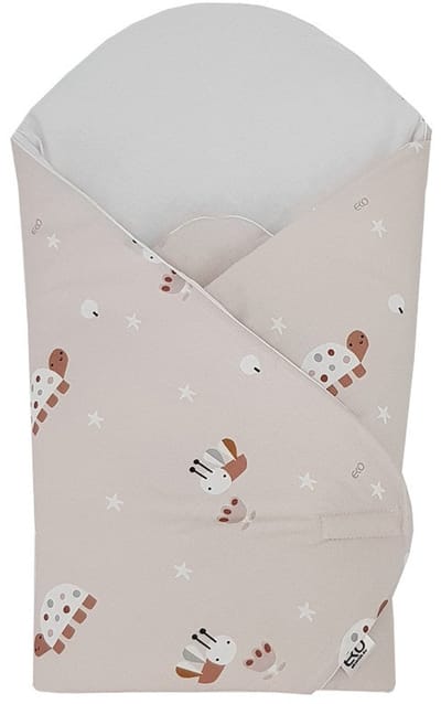 Printed Cotton Swaddle Blanket - Bees