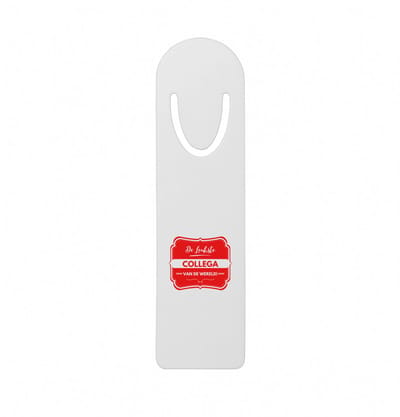 Hacebo® - De leukste collega metalen boekenlegger - Collega - een collega - werk - afscheidscadeau - verjaardagscadeau Bladwijzer boekenleggers - 12.7 cm x 3.2cm