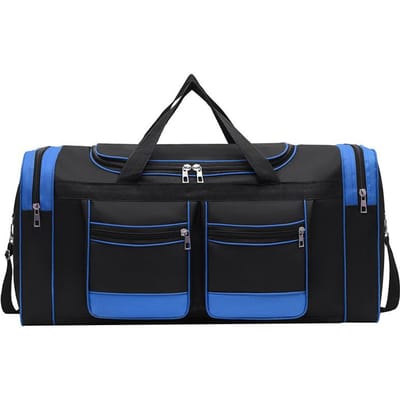 Extra Grote Capaciteit Verhuisbagage Tas Multifunctionele Draagbare Reistas voor Lange en Korte Afstanden Multi-zakken Geclassificeerde Opbergtas blauw