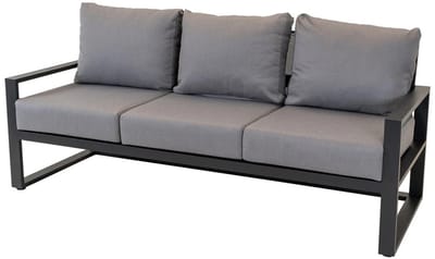 Tormenta 3 zits-loungebank - zwart