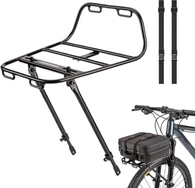 Fietsendrager - Fietsrek - Fietsvervoer - Aluminium constructie - 24-29 inch - Zwart