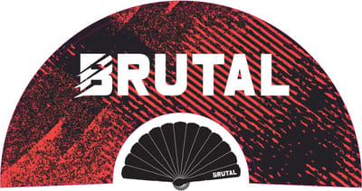 LOUD AND CLEAR® - Waaier - Handwaaier - Spaanse Waaier - Festival - Rood - BRUTAL