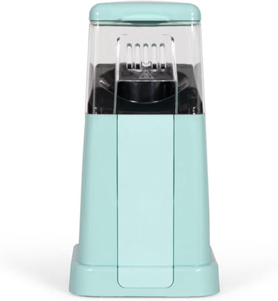 TIM® Popcorn Machine - Popcorn maker - Popcornmais Machine - Turkoois - 30cm x 15cm x 15cm