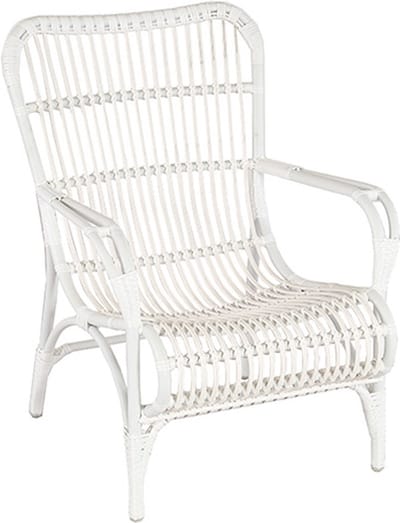 Buitengewoon Boet Tahiti Lounge Tuinstoel - White