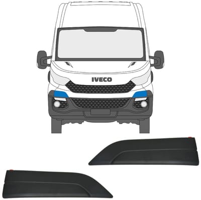Bumper sierlijst voor Iveco Daily 2014-2019 / Links + Rechts / Set