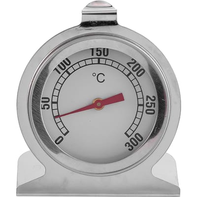 1 stuk roestvrijstalen oventhermometer, keukenbaktemperatuurmeter, heet