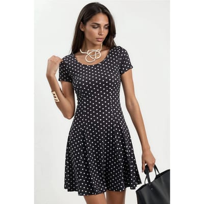 Gestippeld Sandy Mini Jurk