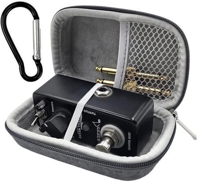 Draagbare Hard EVA Opbergtas voor Guitar Modulation Pedalen en Effectpedalen - Grijs, Bescherming en Organisatie