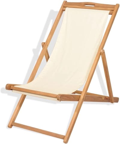 Lounger Tuinstoel - Zonnebed Klapstoel - Ontspannen Buiten - Verstelbare Rugleuning - 56 x 105 x 105 cm