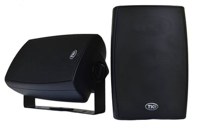 TIC WBP10-B  6.5" Wifi AirPlay 2 & Bluetooth 5.0 outdoor terrasluidsprekers 2x50W (paar) - zwart