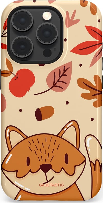 Casetastic hoesje geschikt voor Apple iPhone 15 Pro - MagSafe - Dubbellaagse bescherming - Boskat op avontuur - Fashion Case - Zand Terracotta Rood