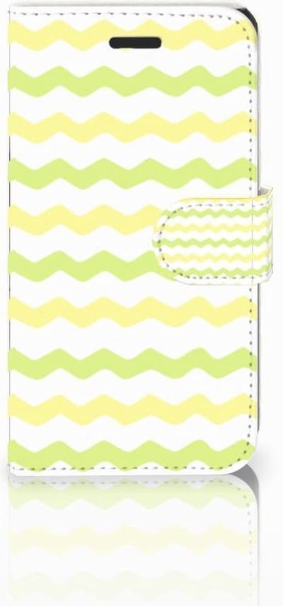 Boekhoesje voor Samsung Galaxy Xcover 3 | Xcover 3 VE Telefoon Hoesje Waves Yellow