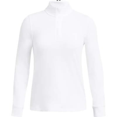 UA Playoff 1/4 Zip-White / / Midnight Navy