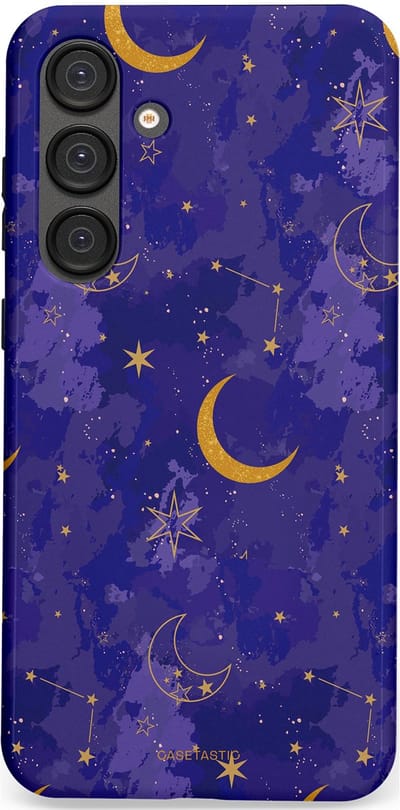 Casetastic Hoesje Geschikt voor Samsung S25 Plus - Stijlvolle Beschermende Duo-layer Case - Sterrennacht