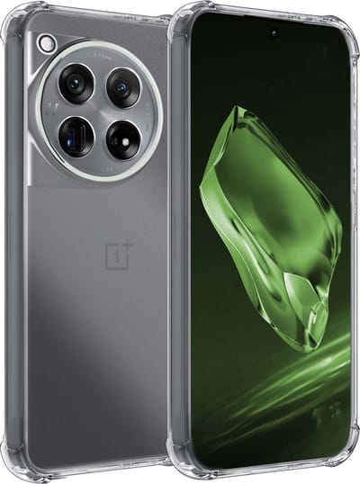 Hoesje Geschikt voor OnePlus 12 - Sterk & Shockproof - Siliconen Case - Back Cover - Telefoon Hoes Shock Proof - Transparant