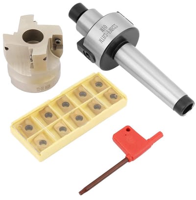 Professionele Face Milling Cutter Set met 400R 50 22 Frees en 10 APMT1604 Hardmetalen Snijders voor CNC Draaibank Accessoires