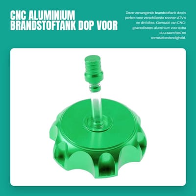 Dailygoods- Brandstoftankdop CNC-aluminium - Vervanging voor 50cc/70cc/110cc - ATV/Dirt Bike - Roestvrij - Corrosiebestendig - Lange levensduur - Tankdop
