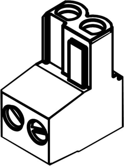 BOSCH Aansluitklem 2-polig oranje (5x), 87444040880
