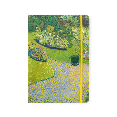 Lanzfeld Van Gogh - Kunst Notitieboek A5 - Gelinieerd - Jardin à Auvers - 80 Pagina's - Softcover