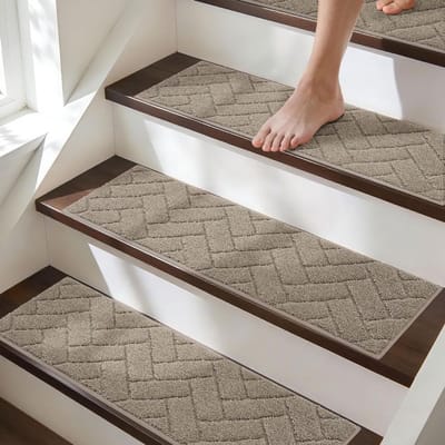 CLGP® Trapmatten Set - Zelfklevend - Beige